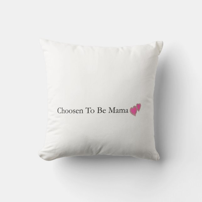 Coussin décoratif Chosen To Be Mama Christian (Recto)