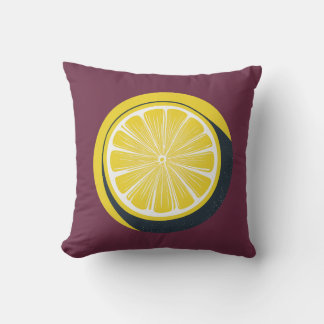 Coussin décoratif Citron Citrus Design