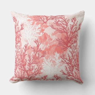 Coussin décoratif de corail   Plage Jeu d'oreiller