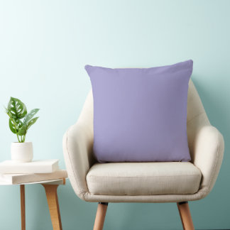 coussin décoratif de couleur lilas-violet doux