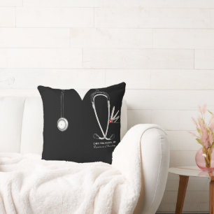 Coussin décoratif de docteur personnalisé