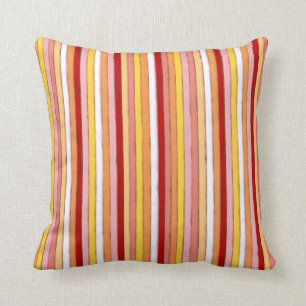 Coussin décoratif de motif rayé
