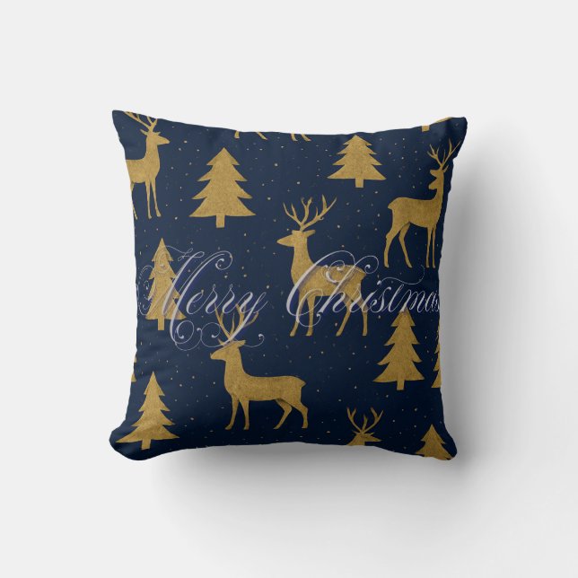 Coussin décoratif de Noël pour maison de vacances (Recto)
