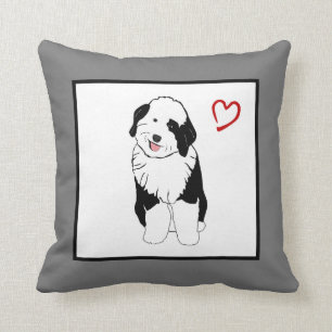 Coussin décoratif de Sheepadoodle