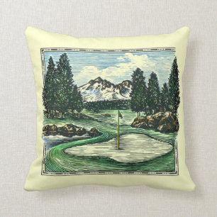 Coussin décoratif de terrain de golf classique