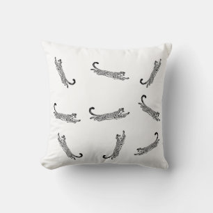 Coussin décoratif de tigres sauvages