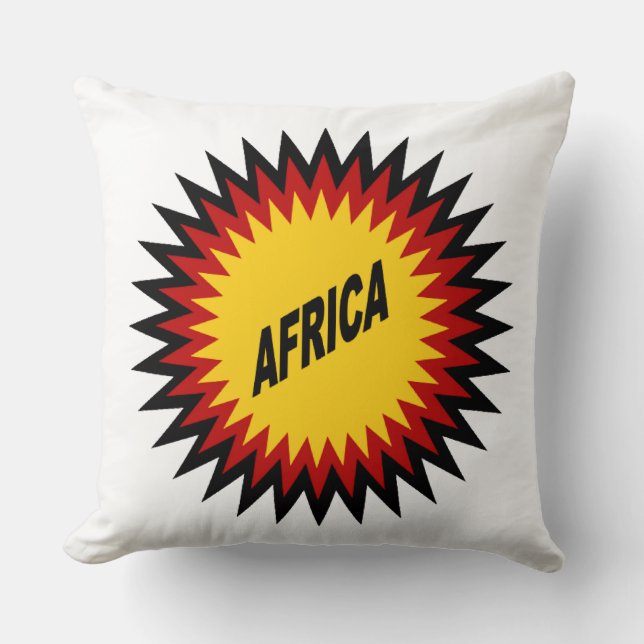 Coussin décoratif  DESIGN   AFRICA  (Recto)