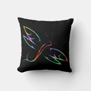 Coussin décoratif dragonfly coloré
