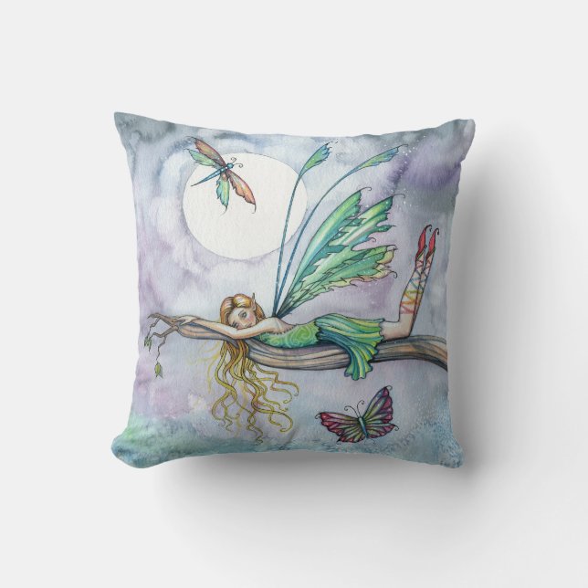 Coussin décoratif Dream Spot Faerie et papillon (Recto)