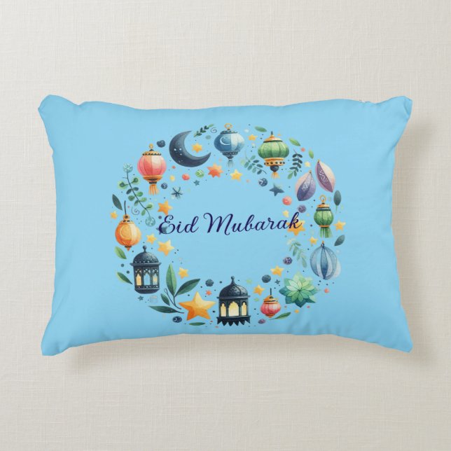 Coussin décoratif - Eid Mubarak Coussin décoratif (Devant)