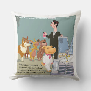 Coussin Décoratif en Coton Grand Taille Chien Rich