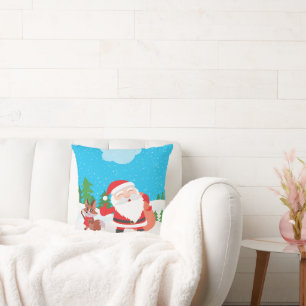 Coussin décoratif en coton Santa & Fox 40 cm x 40 