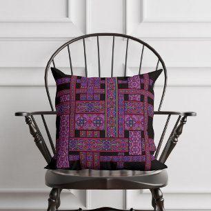 Coussin décoratif en verre teinté Violet Aurora