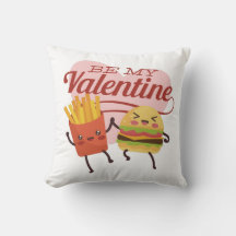 Coussin décoratif Fast Food Sois mon Valentin