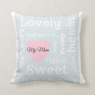 Coussin décoratif fête des Mères