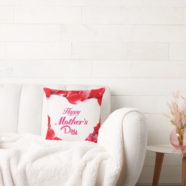 Coussin Décoratif Fête des Mères Floral (Canapé)