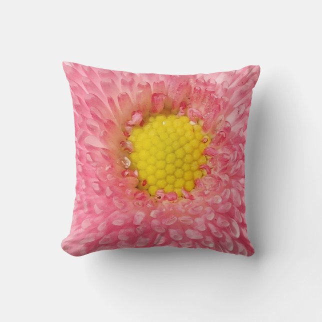 Coussin décoratif Fleur de marguerite (Recto)