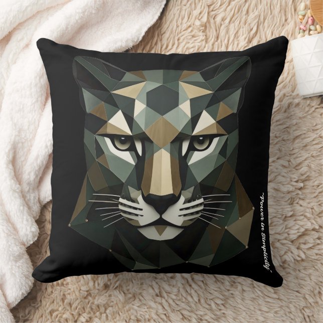 Coussin décoratif "Forme triangulaire audacieuse" (Couverture)