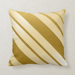 Coussin décoratif GOLD décor "Lignes Obliques"