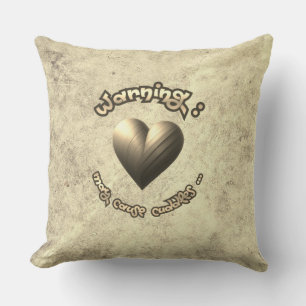 Coussin décoratif - golden heart