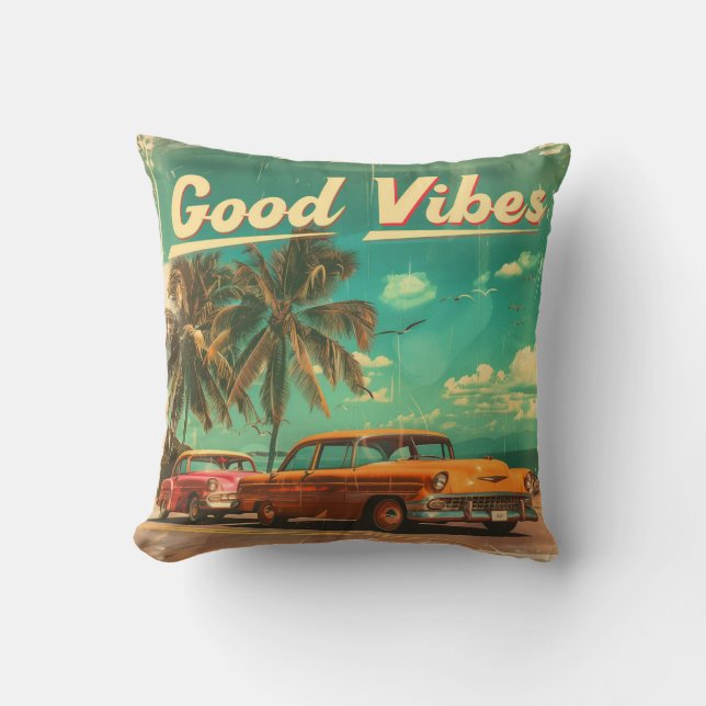 Coussin décoratif Good Vibes (Recto)