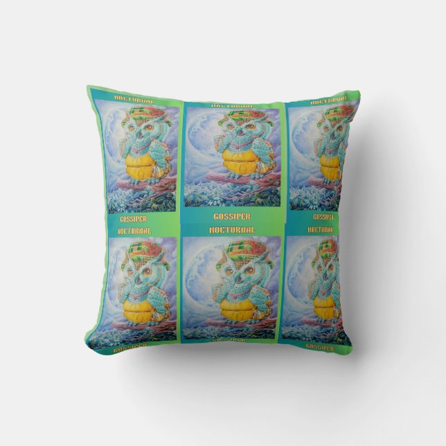  Coussin décoratif GOSSIPER NOCTURNE  (Recto)