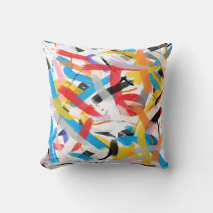 Coussin décoratif Inspirant éclaboussé de Couleur