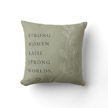 Coussin Décoratif Inspirant Vert Sauge Moderne