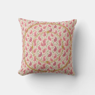 Coussin décoratif Ivory Blush Paisley Celebration