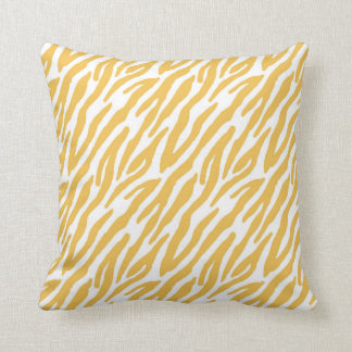 Coussin décoratif Jaune Zèbre