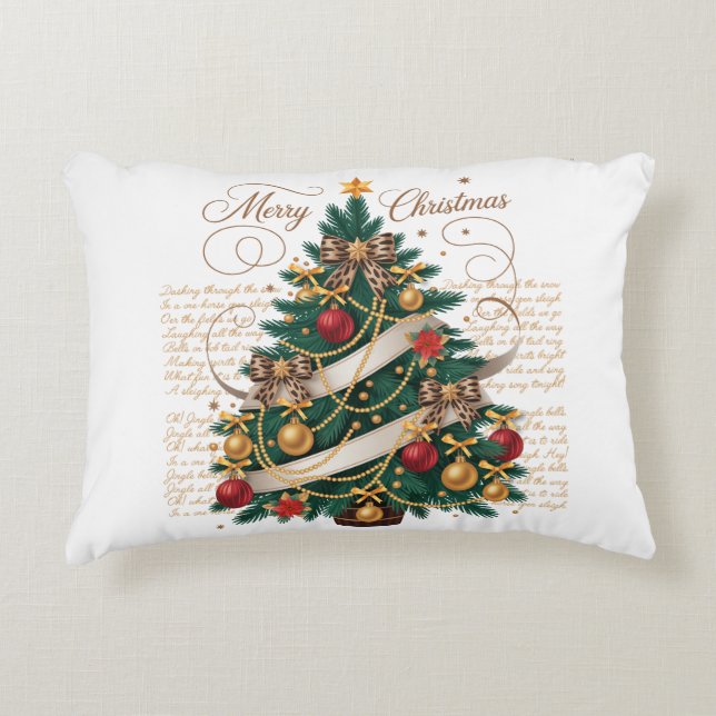 Coussin décoratif - Joyeux Noël Coussin décoratif (Devant)