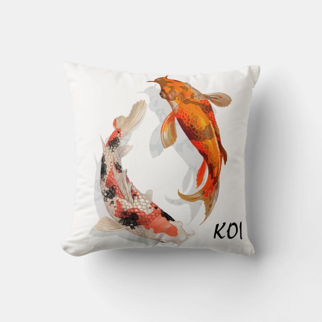 Coussin décoratif-KOI Poisson (Recto)
