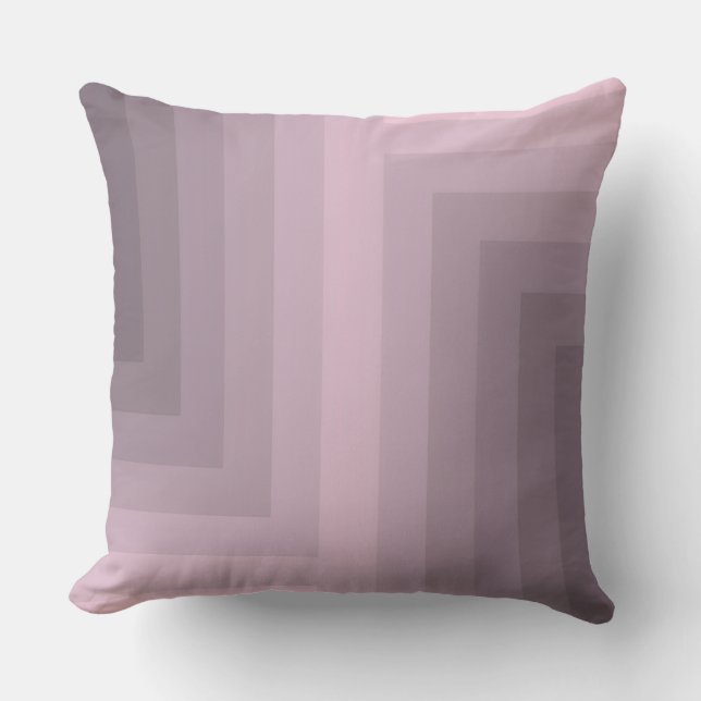 Coussin décoratif Labyrinthe Quartz Rose (Recto)