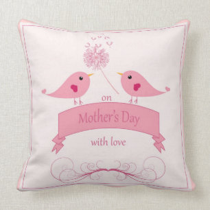 Coussin décoratif "Le jour de la fête des Mères av