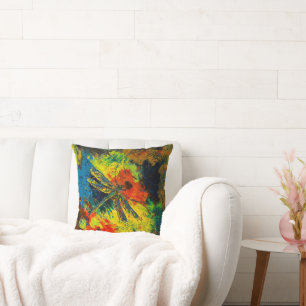 coussin décoratif libellule