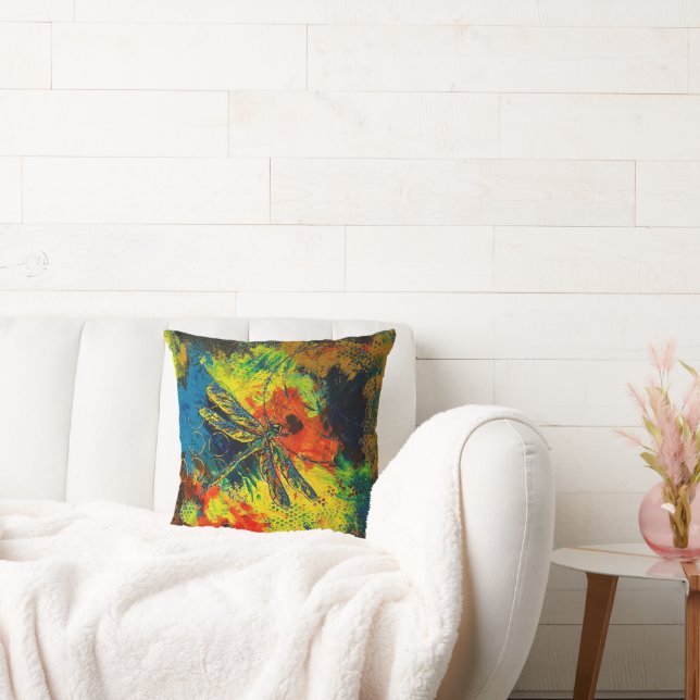 coussin décoratif libellule (Canapé)