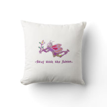 Coussin décoratif "Loin avec les fées"