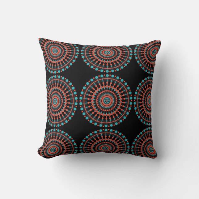 Coussin décoratif mandala (Recto)
