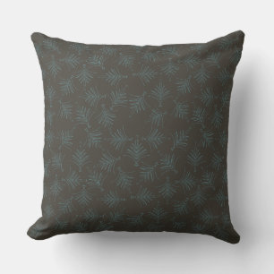 Coussin décoratif marron foncé