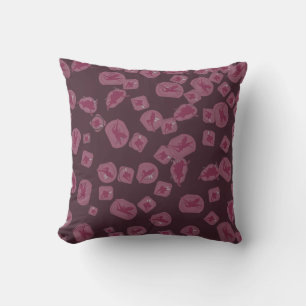 Coussin Décoratif Mauve Mystique – Motif Fées