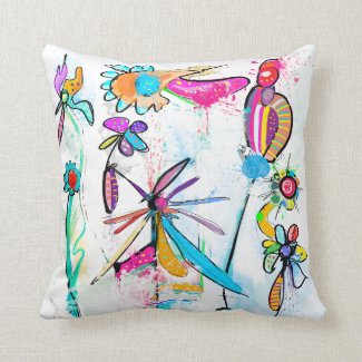 Coussin décoratif moderne, Alice's Garden II