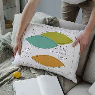 Coussin décoratif moderne du milieu du siècle