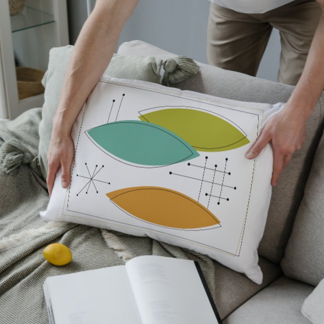 Coussin décoratif moderne du milieu du siècle (Créateur téléchargé)