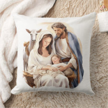 Coussin décoratif Naissance Jésus-Christ