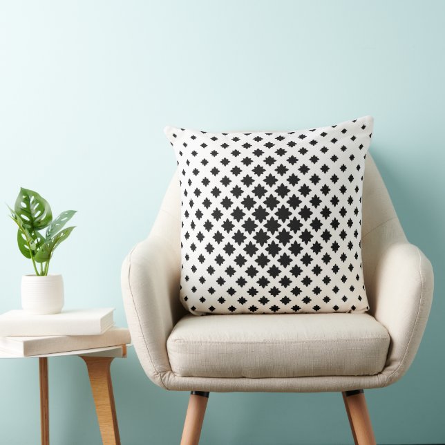 Coussin décoratif Nordic Diamond Lattice - Géométr (Chaise)