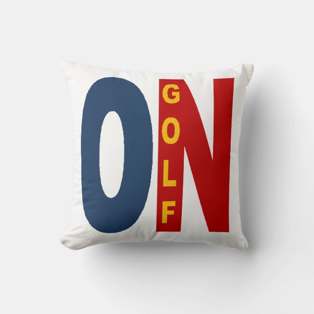 Coussin Décoratif  ONTARIO  GOLF (Recto)