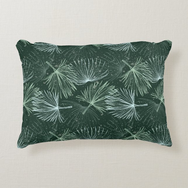 Coussin Décoratif Palmiers Tropicaux (Devant)