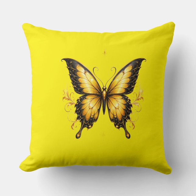Coussin décoratif papillon (Recto)