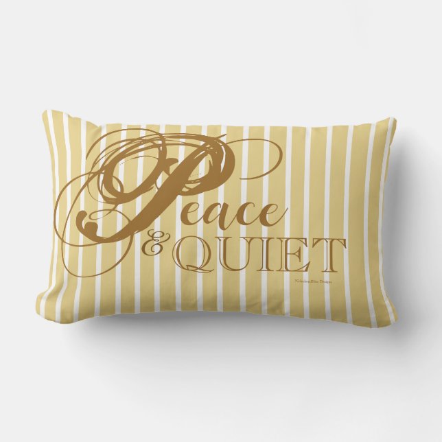Coussin décoratif Peace & Quiet (caramel) (Recto)