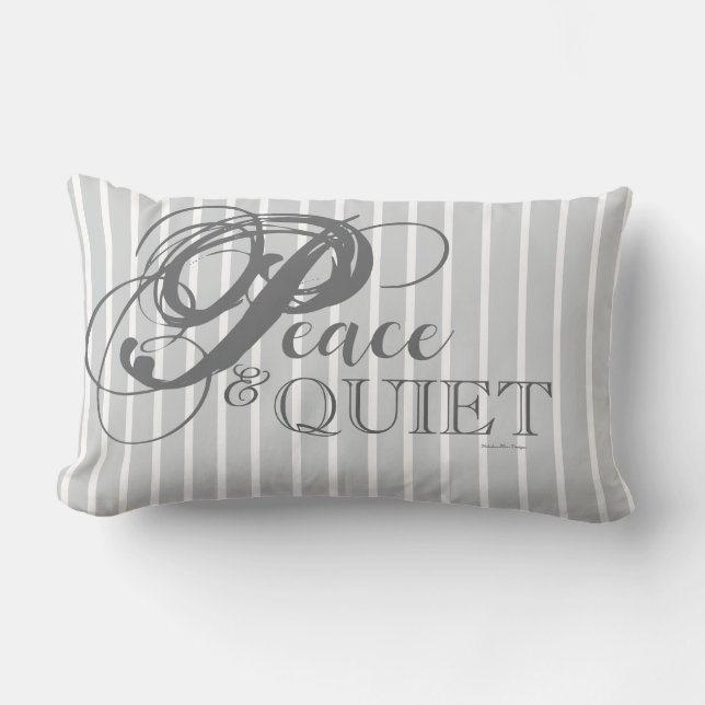 Coussin décoratif Peace & Quiet (Jour de pluie) (Recto)